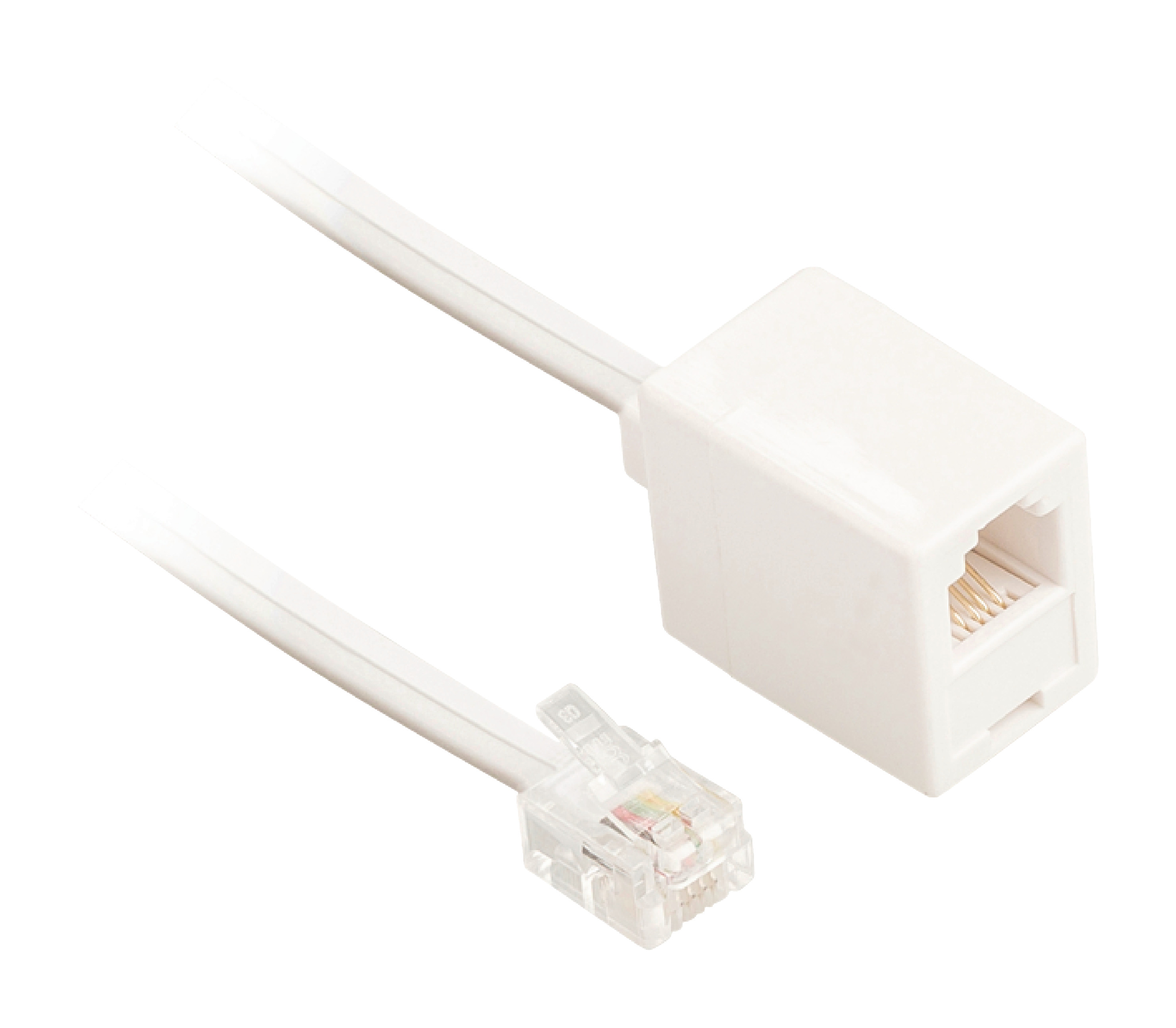 Bandridge Modular BT Telephone Extension Cable 8.0 m Falcon Computers