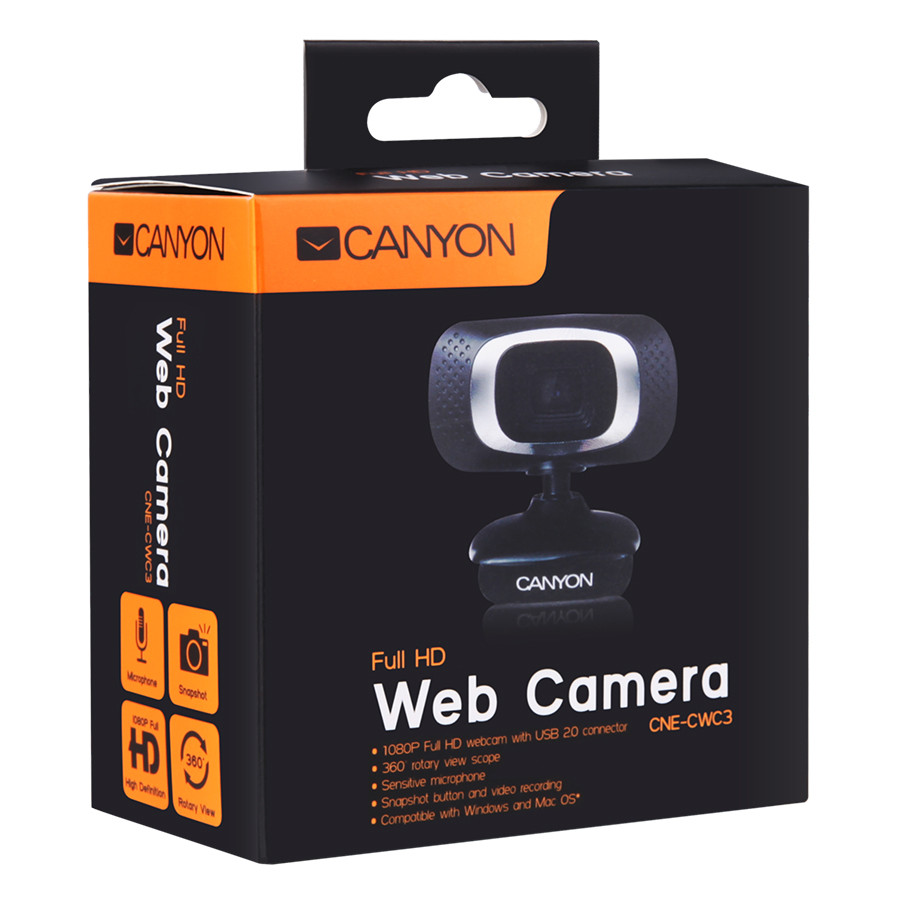 Canyon HD+ USB 2 MP cam from Canyon CNECWC3 1080p