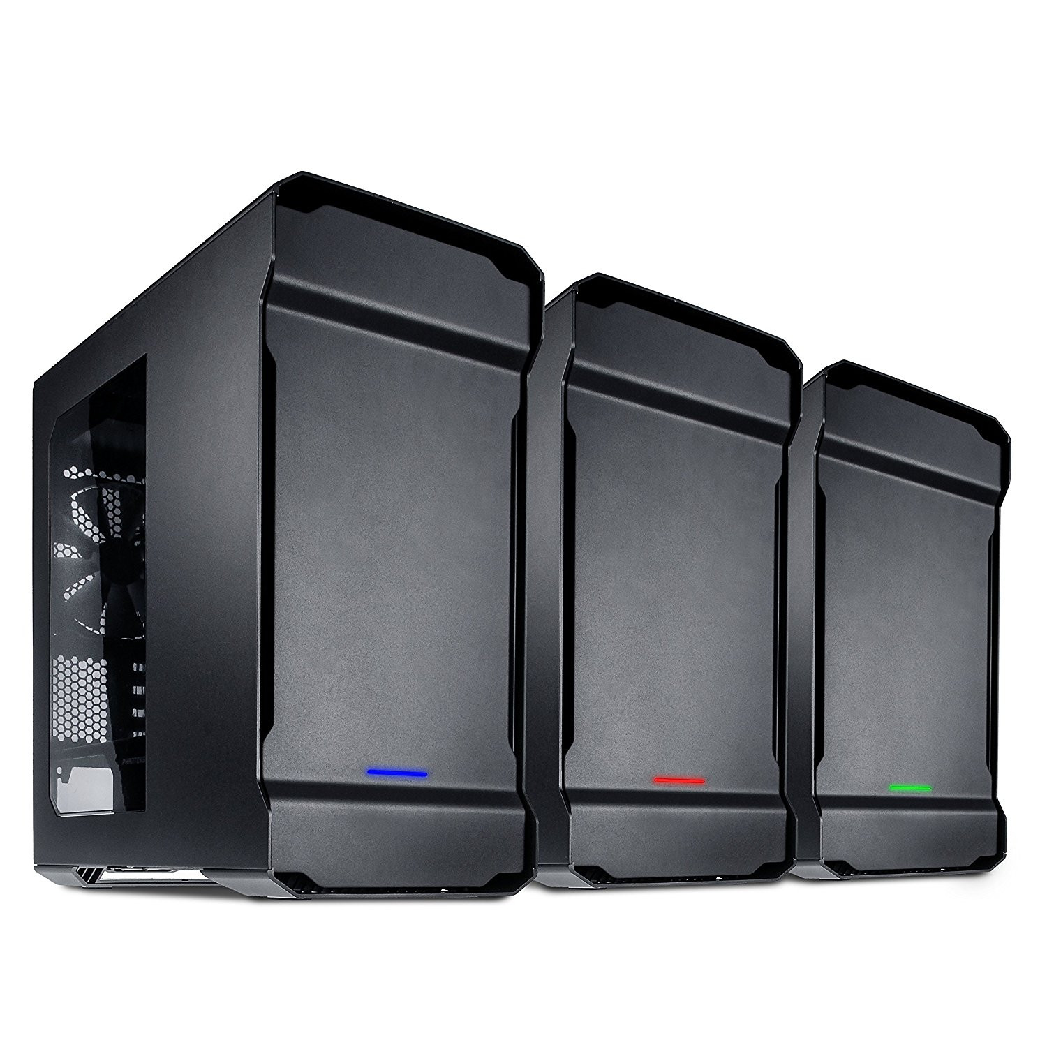 Phanteks Enthoo Evolv Micro ATX Case Black Falcon Computers