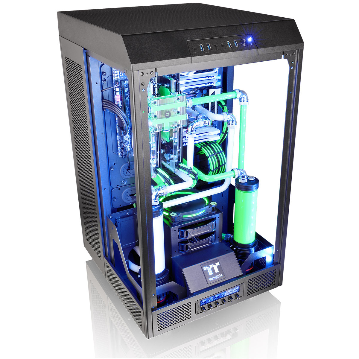 Thermaltake Tower 900 Black Case E-ATX With Tempered Glass Sides ...