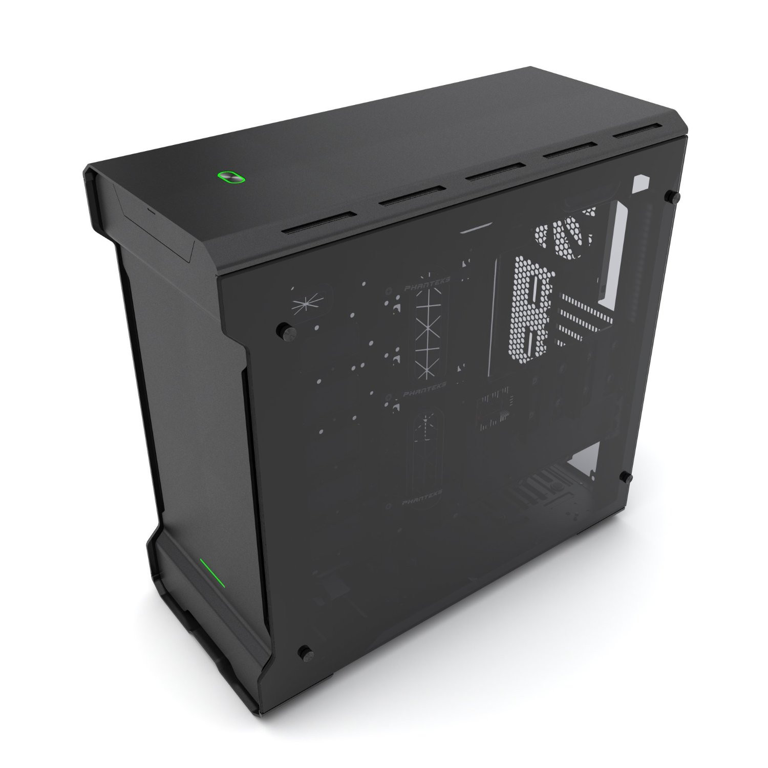 Phanteks Enthoo Evolv ATX Glass Mid Tower Case Black Falcon Computers