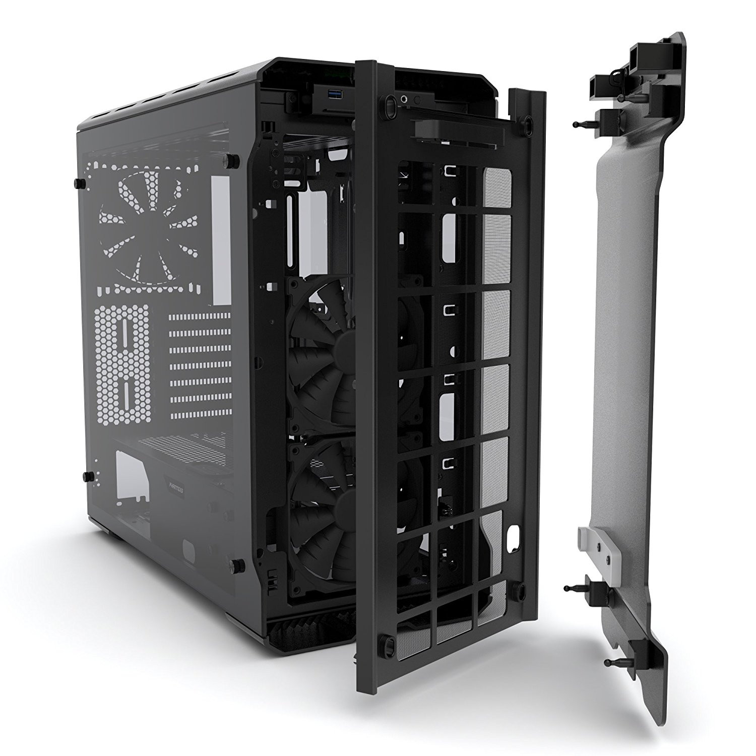 Phanteks Enthoo Evolv ATX Glass Mid Tower Case Black Falcon Computers