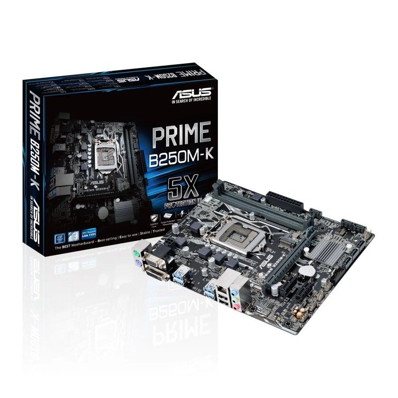 ASUS Intel B250 (Socket 1151) DDR4 Micro ATX Skylake 7th Gen