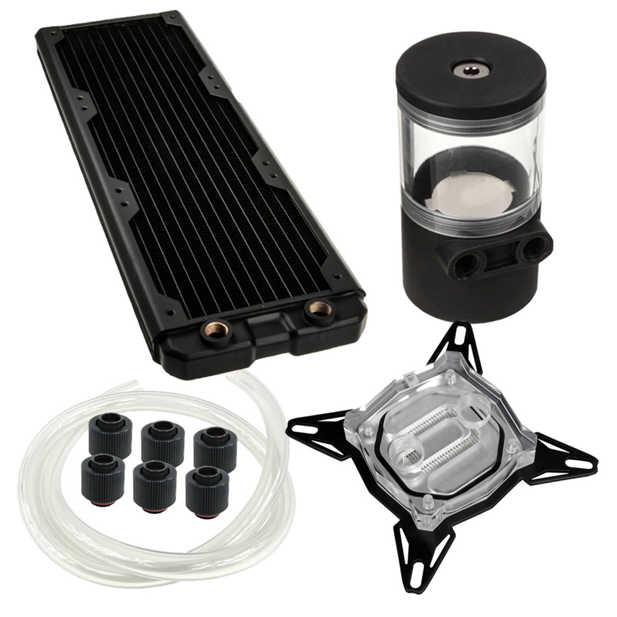 Black Ice 360GTS Professional Water Cooling Kit For Intel Falcon