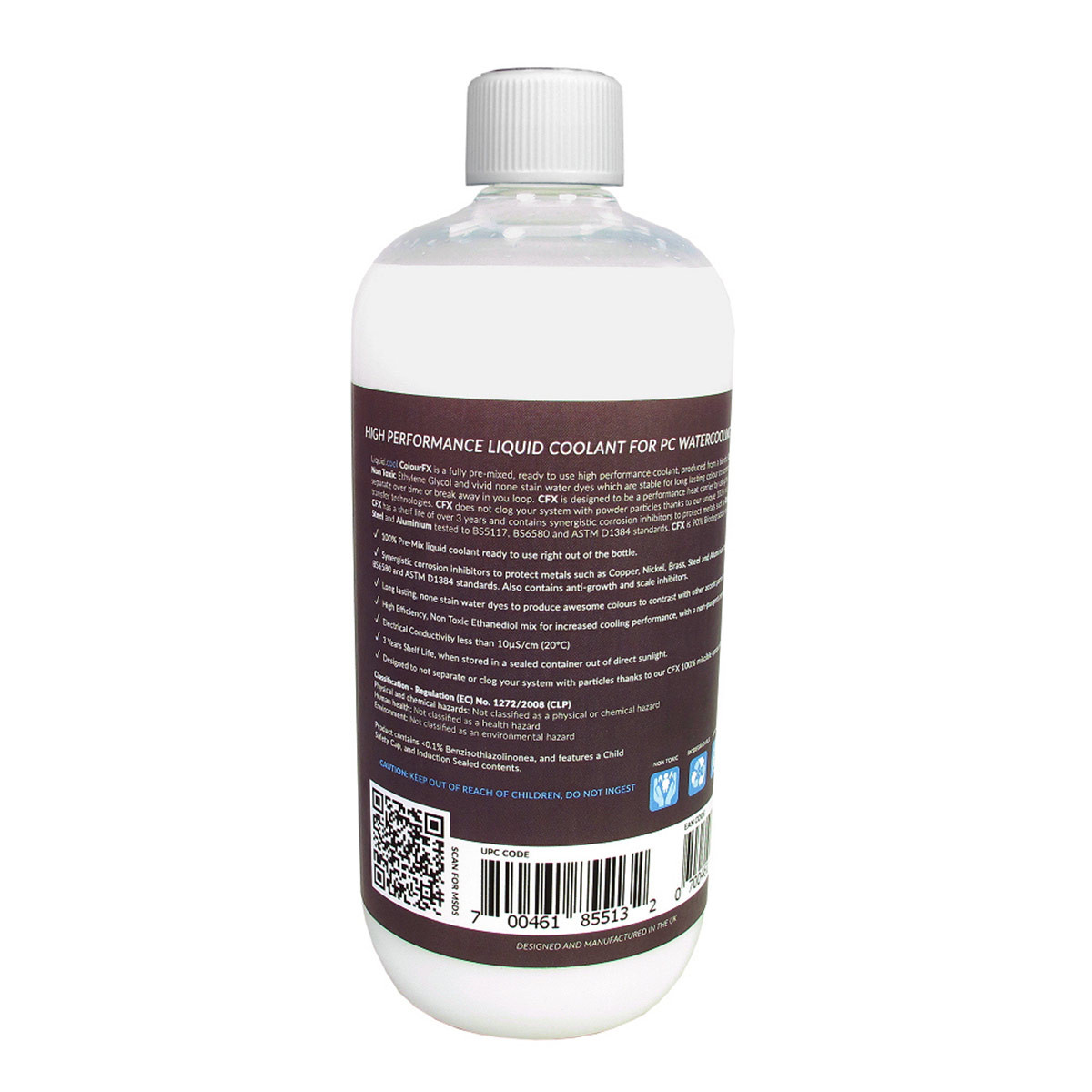 Liquid Cool CFX Pre Mix Opaque Performance Coolant 1000ml Ghost White