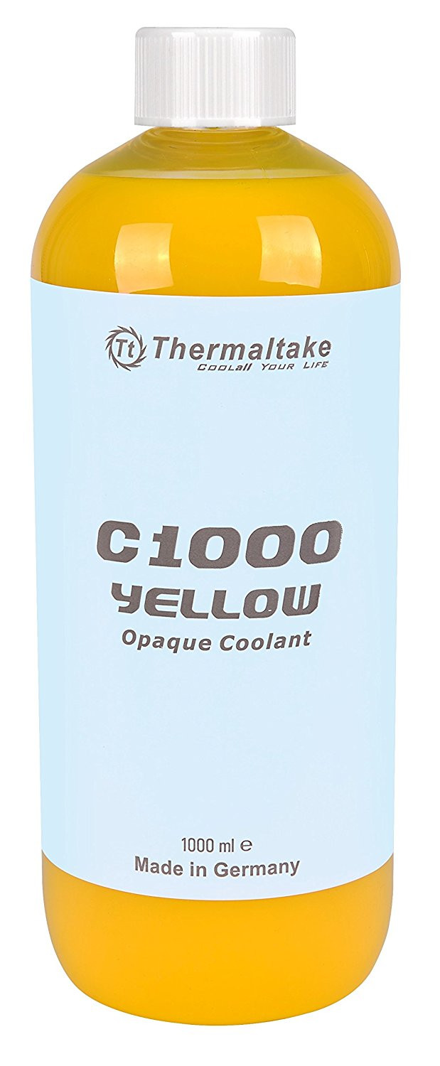 Thermaltake 1Ltr Thermaltake C1000 Yellow Opaque Liquid Coolant Fluid