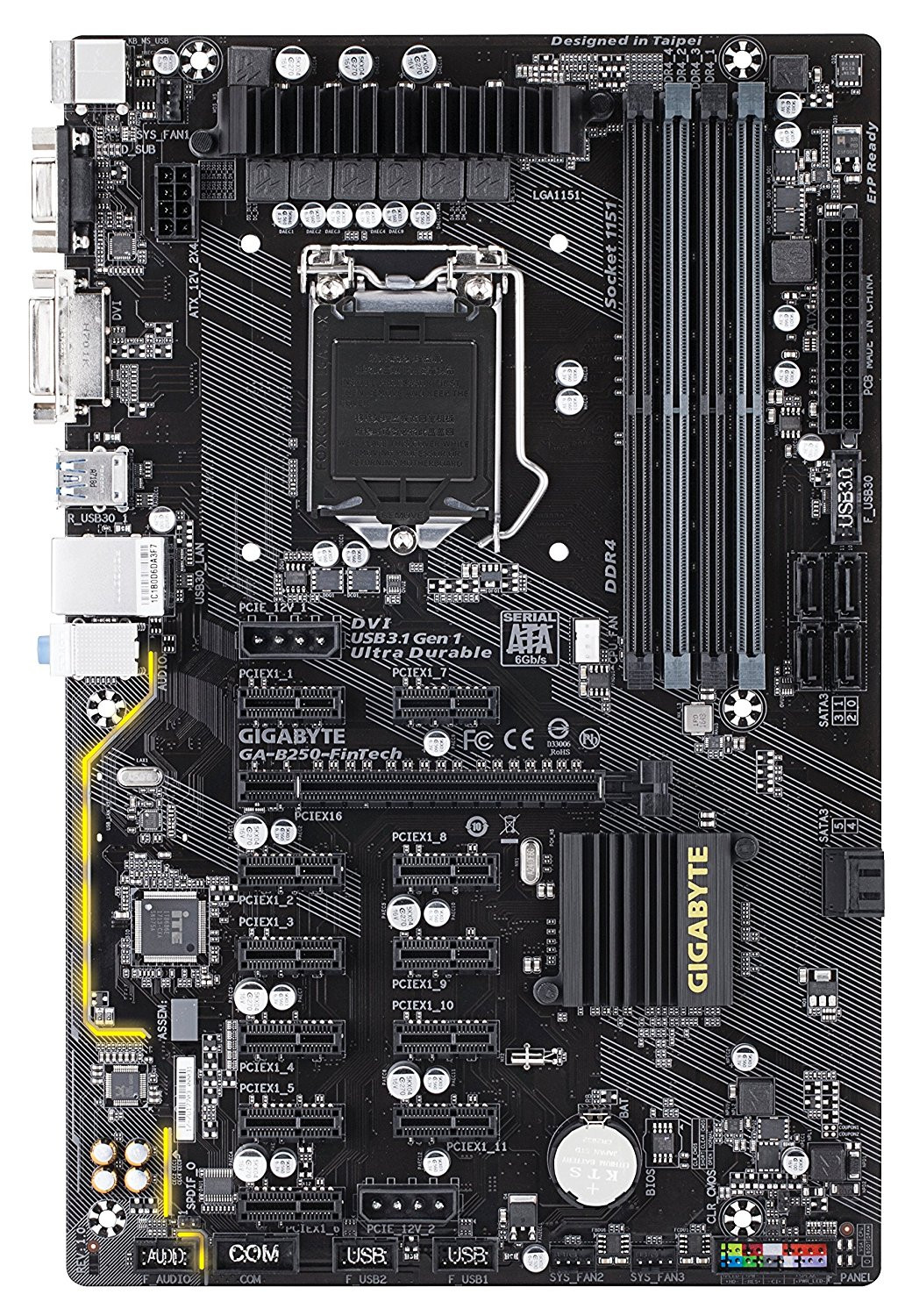 Gigabyte Mining Spec Motherboard 12 x PCIe Slots Falcon Computers