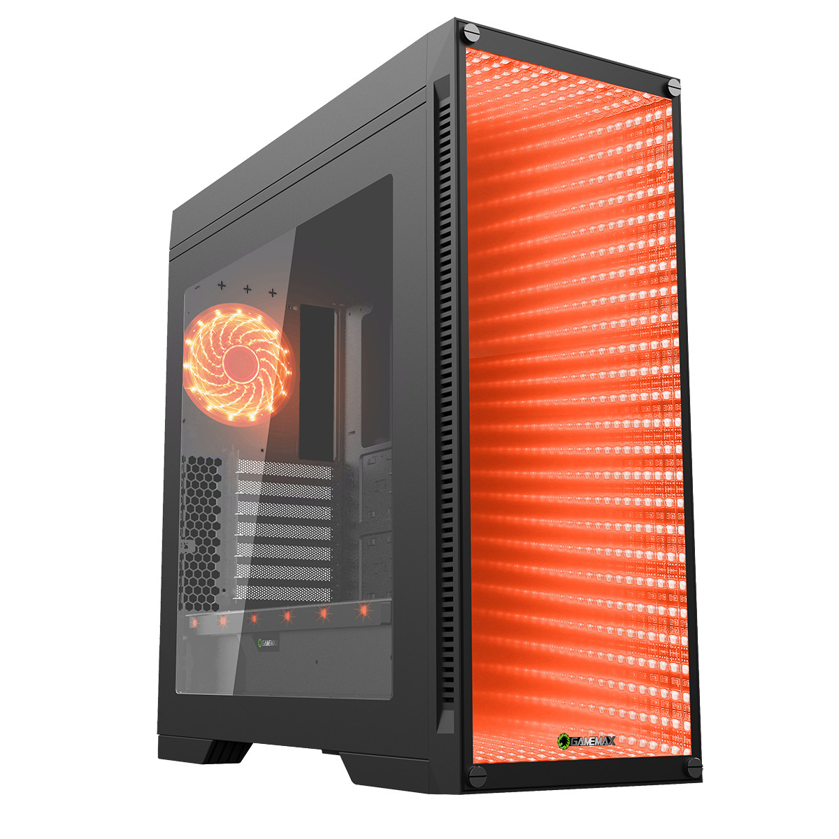 GameMax Game Max Abyss ATX Full Tower Tempered Glass Front Panel with