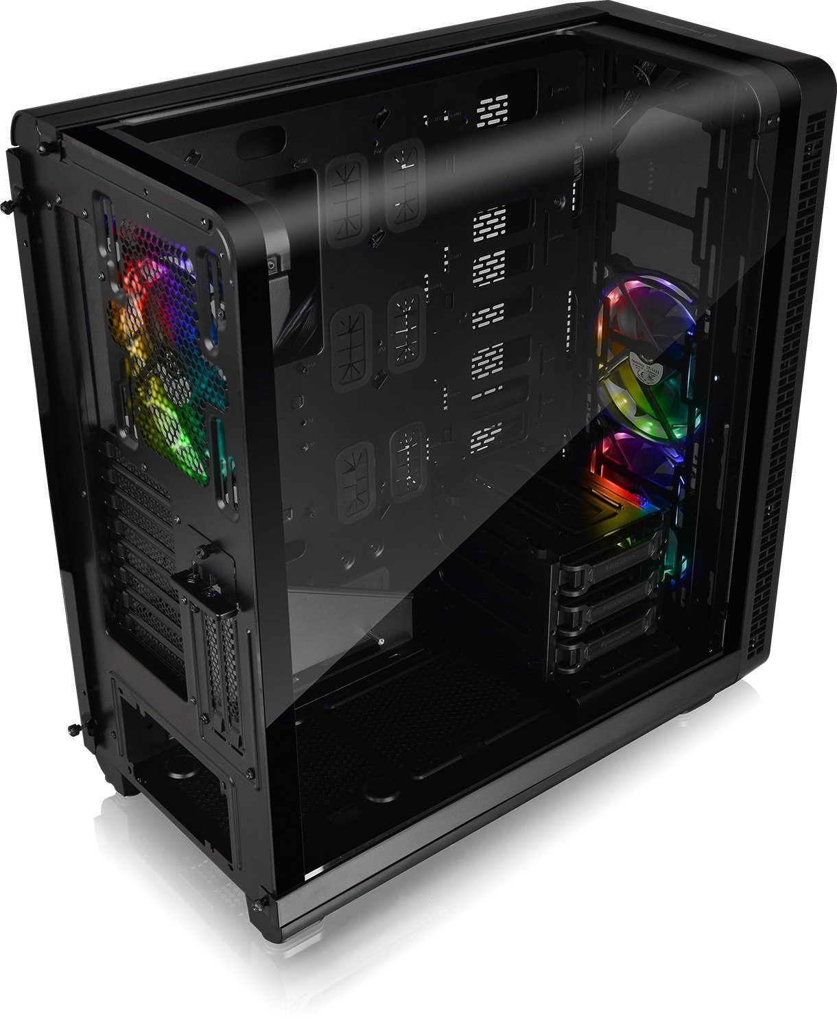 Thermaltake View 37 Mid Tower Case for Gaming PC Black RGB Edition
