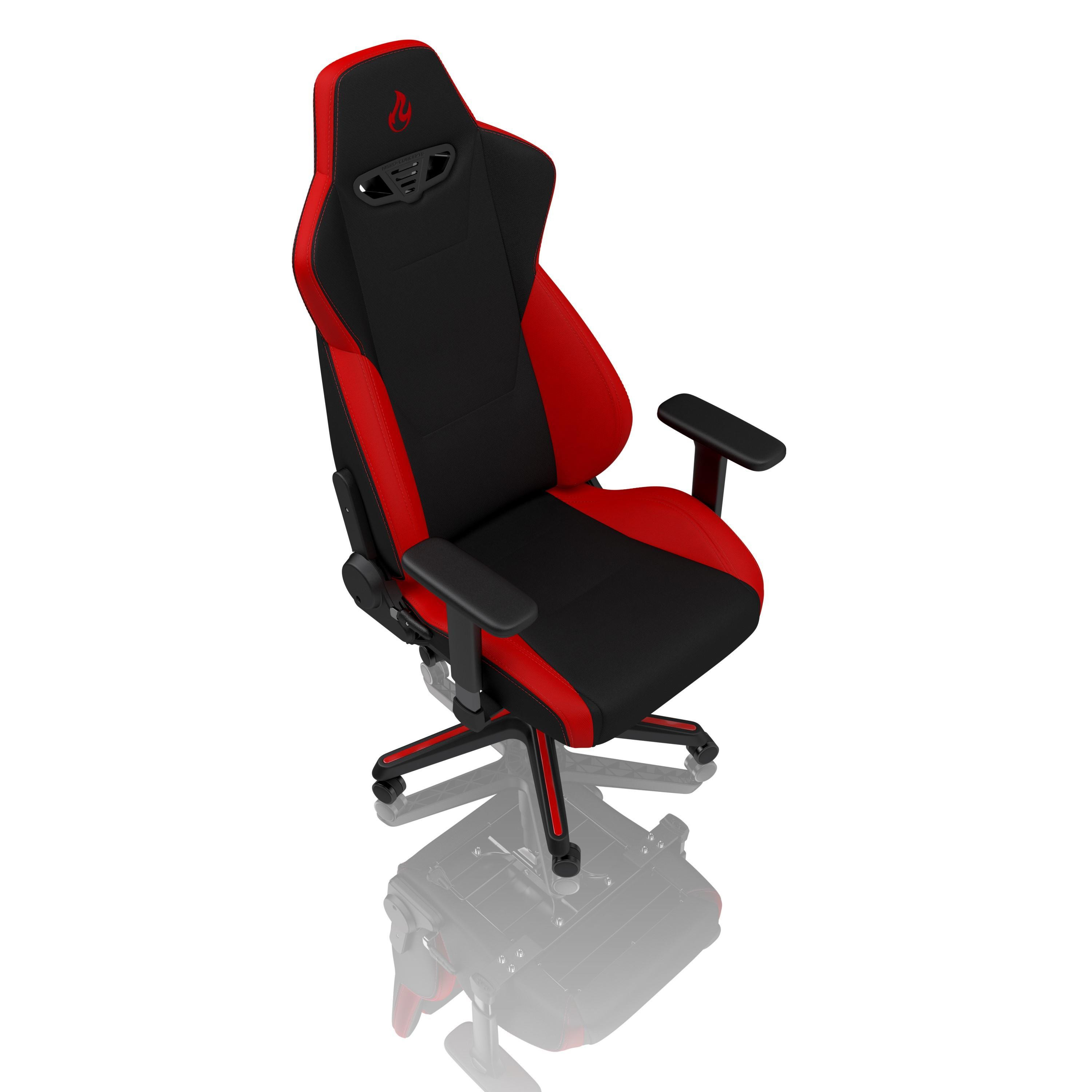 Nitro Concepts S300 Fabric Gaming Chair Inferno Red / Black Falcon
