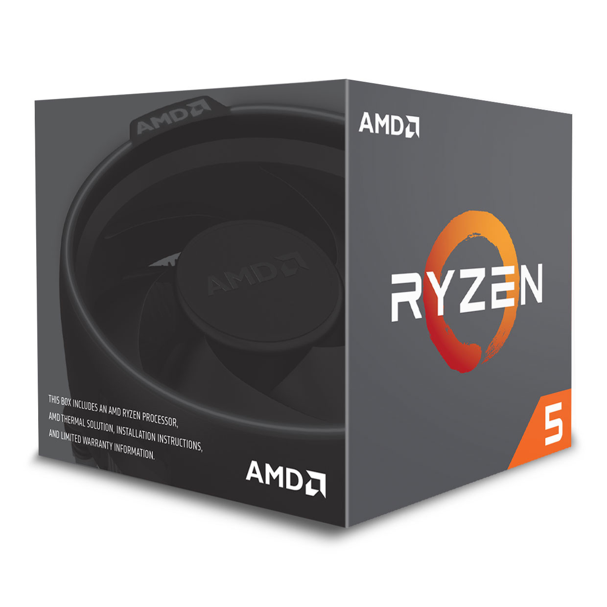 AMD Ryzen 5 Gen2 Six Core 2600 3.90GHz (Socket AM4) Retail Boxed