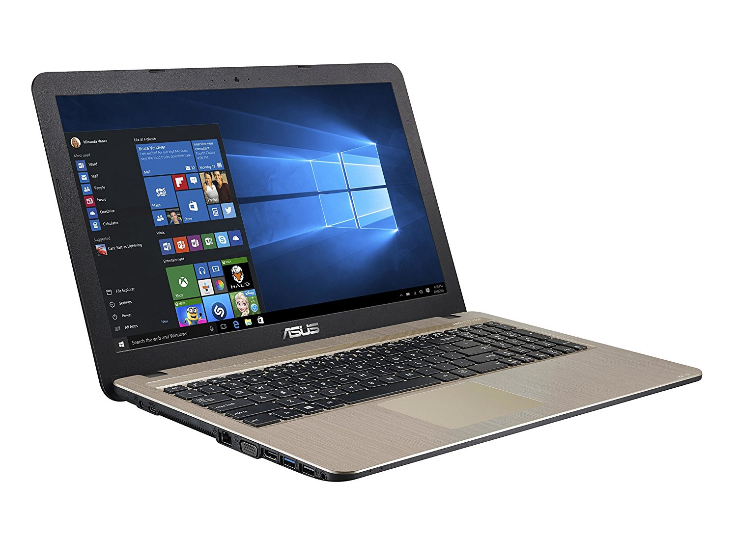 ASUS Vivobook 15.6 Inch, Intel Pentium N4200, 4 GB RAM, 1 TB HDD
