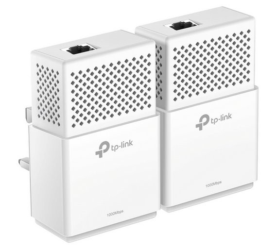 TPLINK AV1000 Gigabit Powerline Adapter Starter Kit up to 1000 Mbps