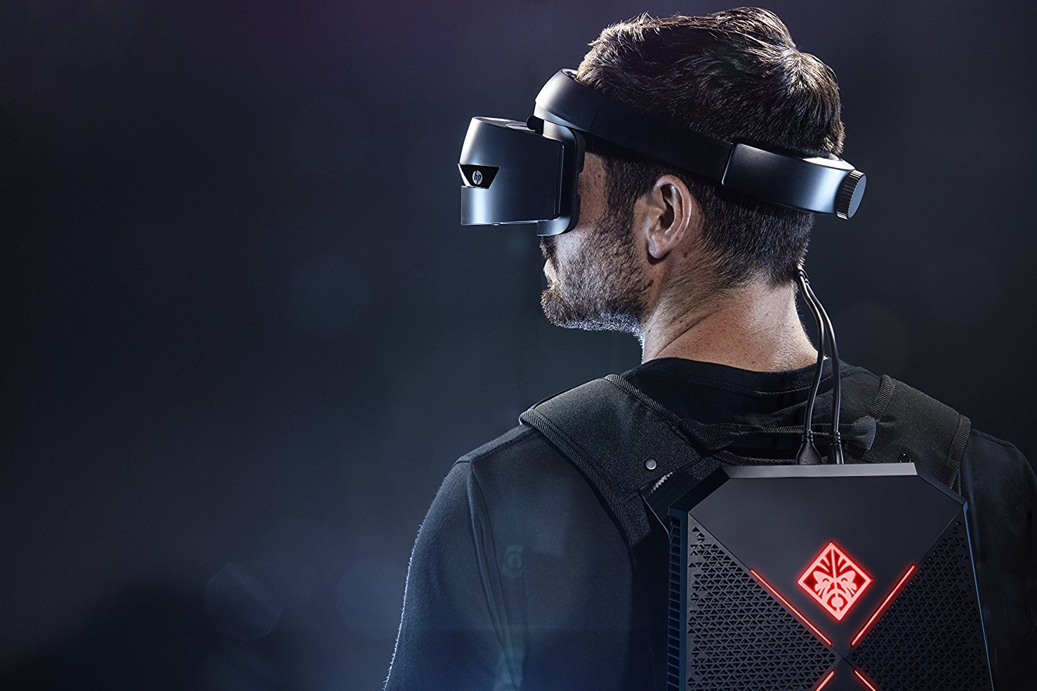 HP Windows Mixed Reality Headset VR1000100nn BlackJet Black ( ex demo unit ) Falcon Computers