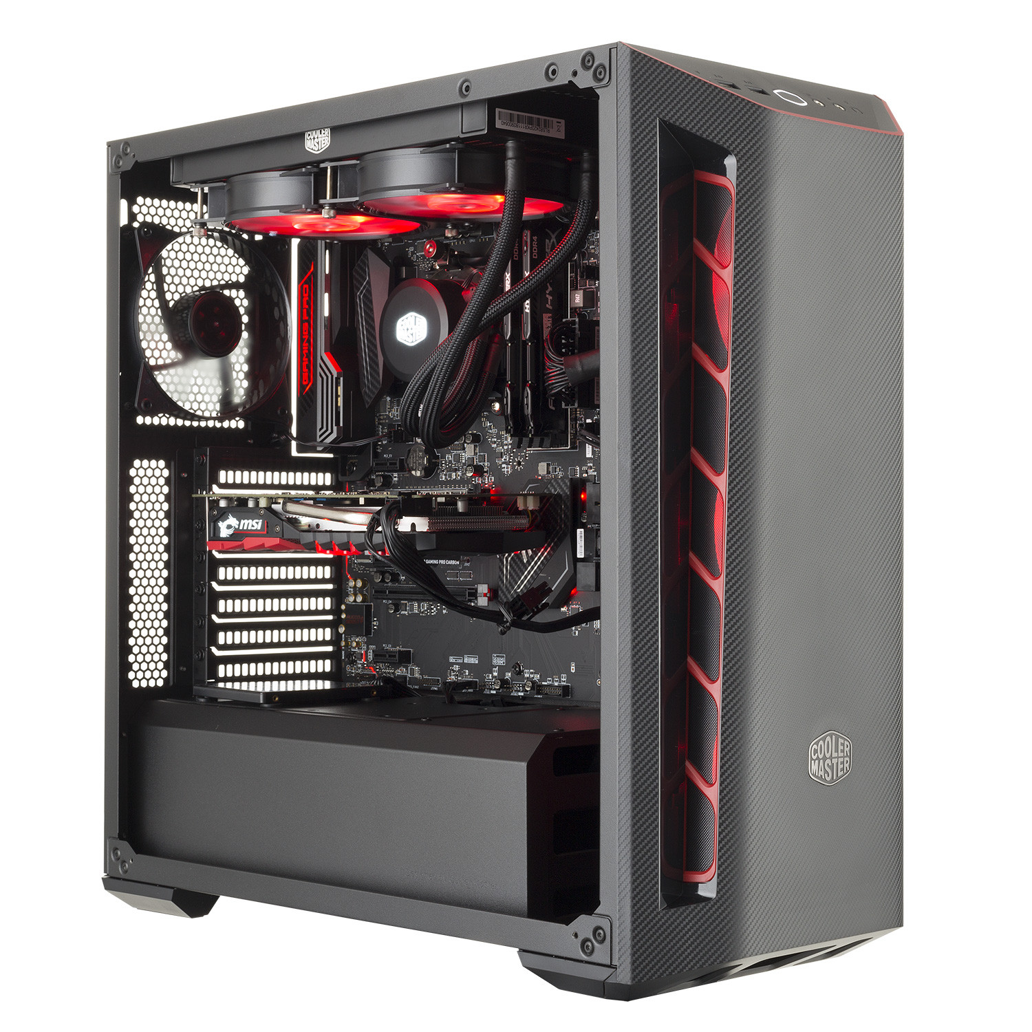 Coolermaster Cooler Master MasterBox MB510L Tower Case with Carbon