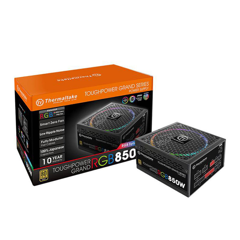 Thermaltake 850 Watt Toughpower Grand Sync Ediiton RGB 80Plus gold ...