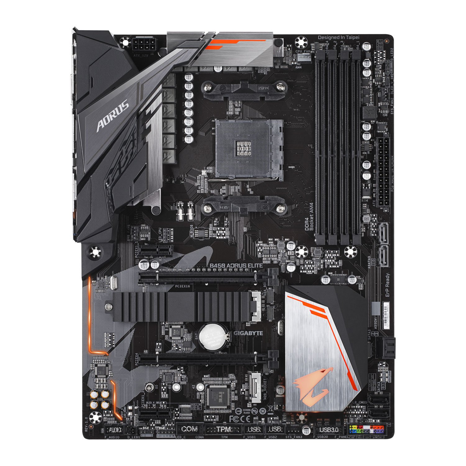 Gigabyte B450 AORUS ELITE AMD B450 AORUS Elite Ryzen ATX Motherboard ...
