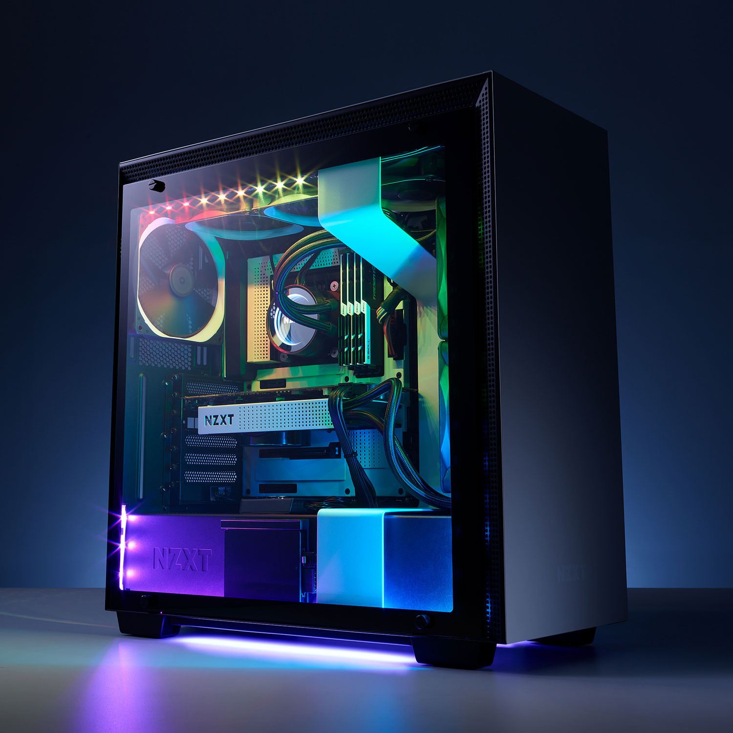 NZXT NZXT HUE 2 RGB Colour Changing Quad Channel Internal LED