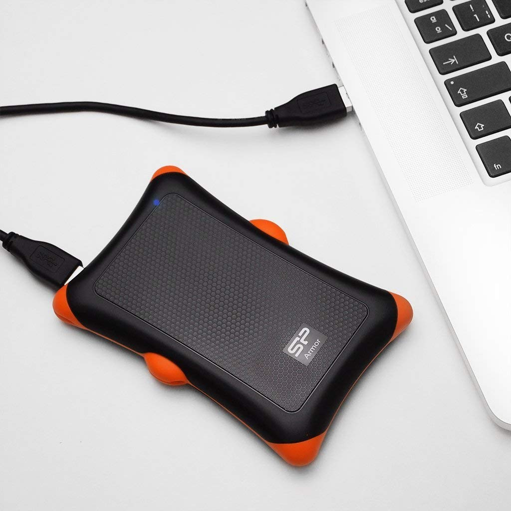 Silicon Power 1TB External Portable Hard Drive Rugged Armor A30 Shockproof 2.5Inch Military