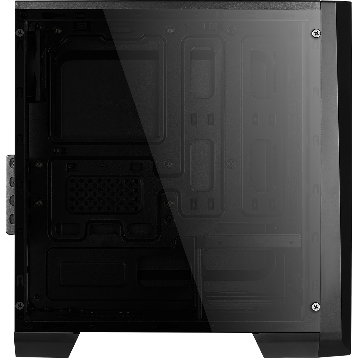 Aerocool Cylon Black RGB LED Micro ATX Case with Tempered