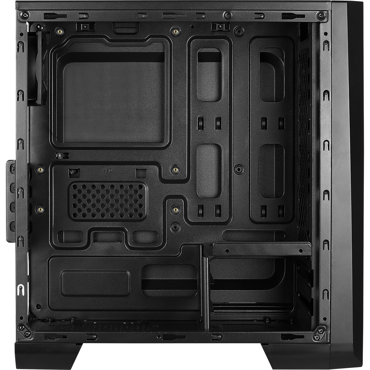 Aerocool Cylon Black RGB LED Micro ATX Case with Tempered