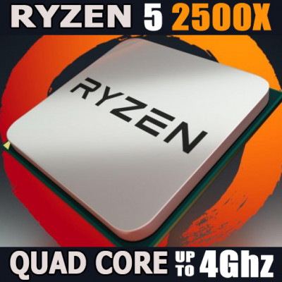 AMD Ryzen 5 Gen2 Quad Core 2500X 3.60GHz / 4.00 Ghz Boost (Socket AM4 ...