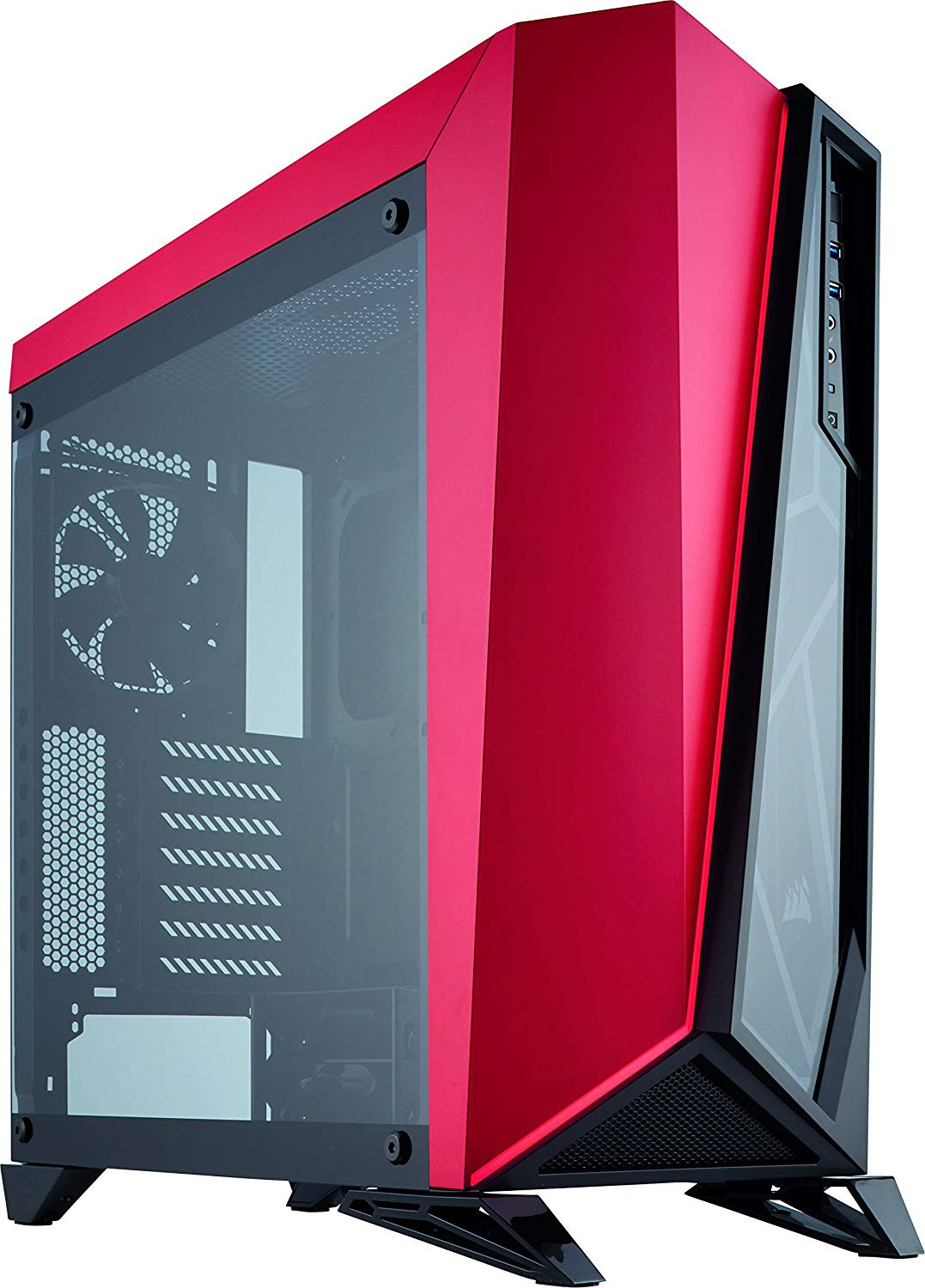 Corsair Corsair Carbide Series SPECALPHA MidTower Gaming Case, Red