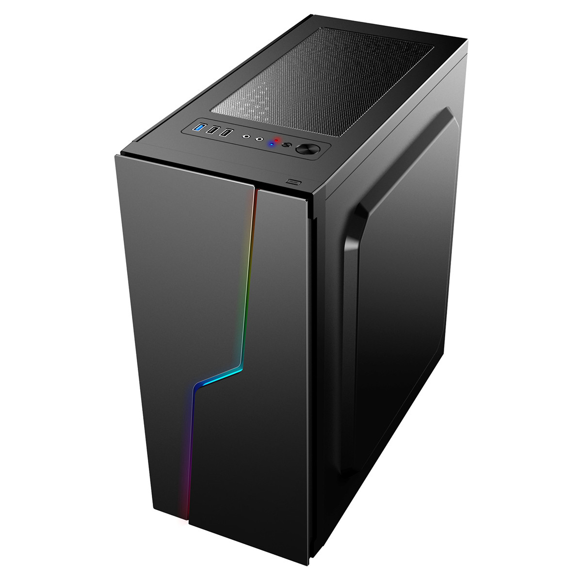 CIT Bolt RGB Tempered Glass ATX Compact Gaming Case | Falcon Computers
