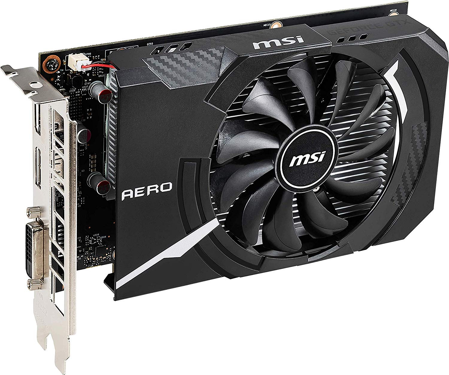 MSI GTX 1650 AERO ITX 4G OC GeForce GTX 1650 Aero ITX OC 4Gb | Falcon ...