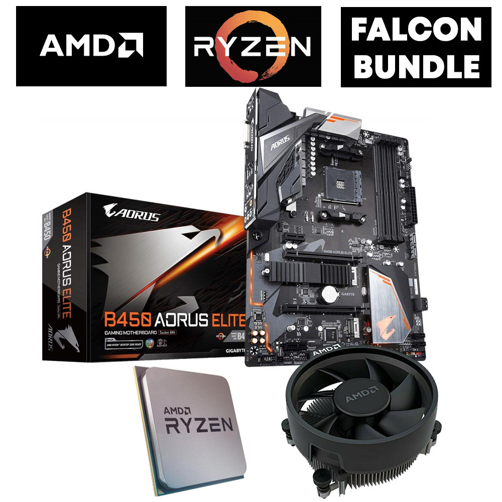 Falcon AMD Ryzen 5 2600 With Gigabyte B450AORUSELITE Motherboard