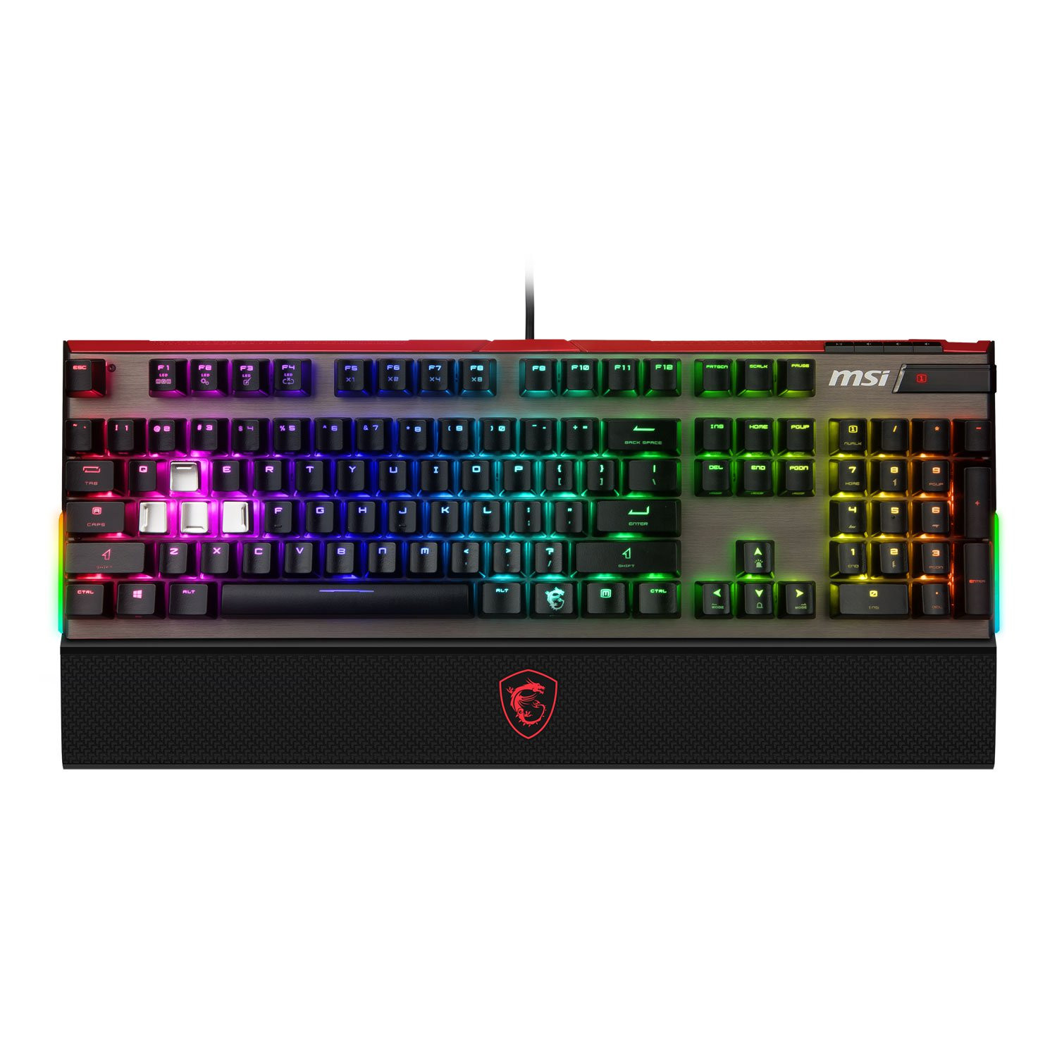 MSI Mechanical Gaming Keyboard RGB LED Backlit VIGOR GK80 CR MX Red