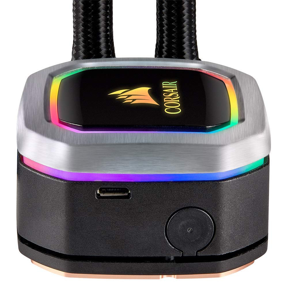 Corsair H100i PRO PLATINUM 240mm RGB AIO Intel/AMD CPU Water Cooler