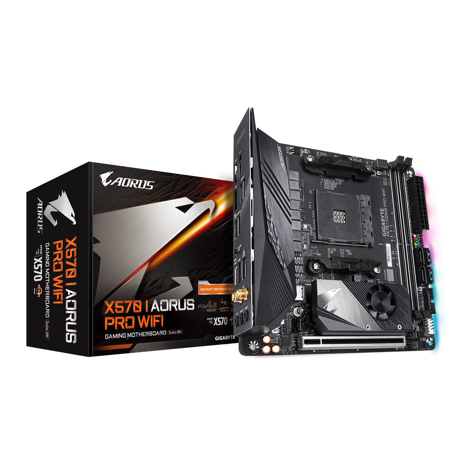 Gigabyte (AMD AM4) DDR4 X570 Chipset Mini ITX Motherboard Falcon