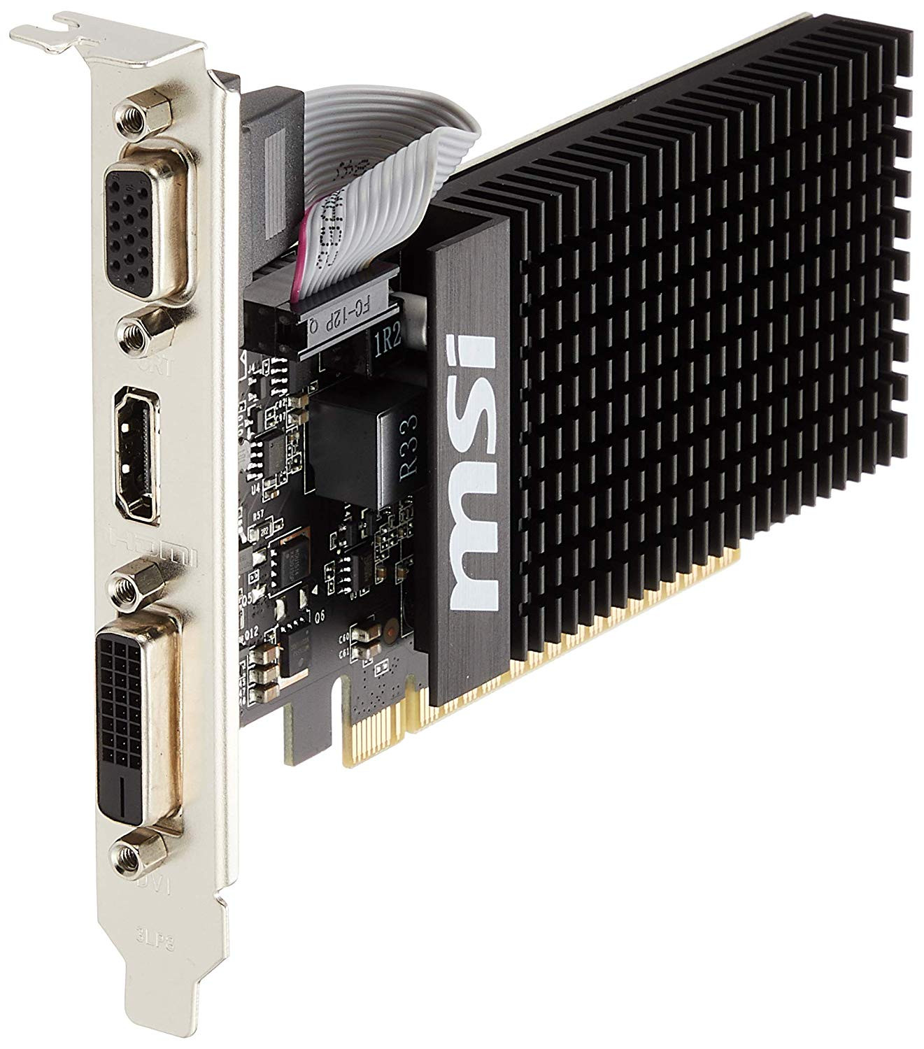 MSI 1GB GeForce GT 710 1GD3H LP (1GB DDR3/PCI Express 2.0/954MHz ...