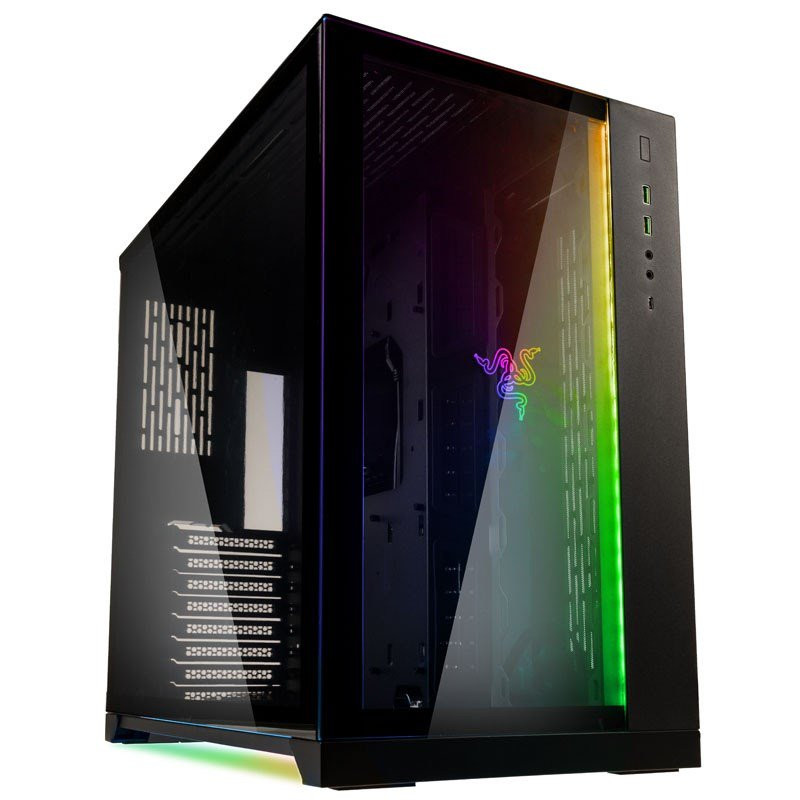 Lian Li Dynamic Razer Edition Mid Tower Case Black Tempered Glass