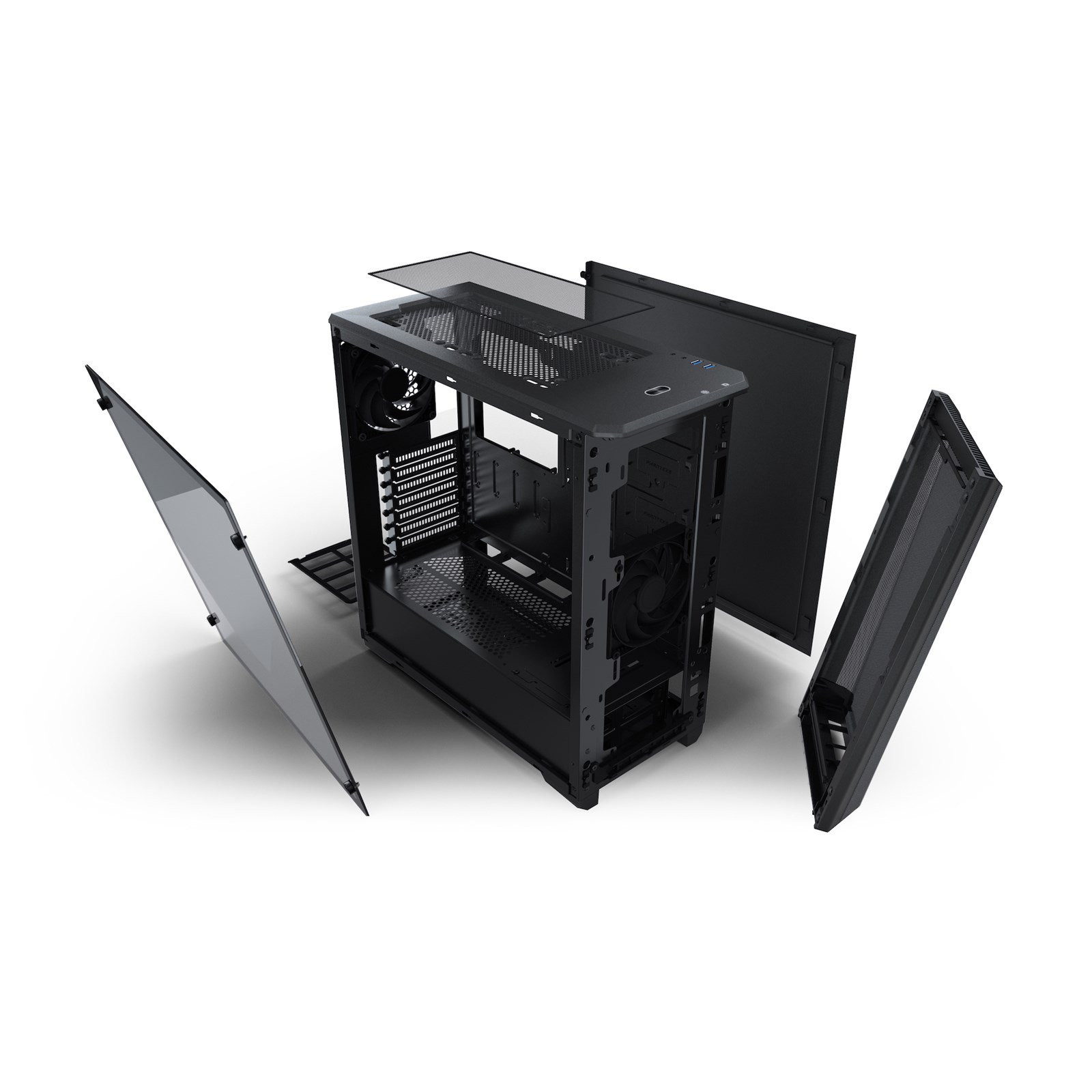 Phanteks Eclipse P400A Air Gaming Case Black With Tempered Glass