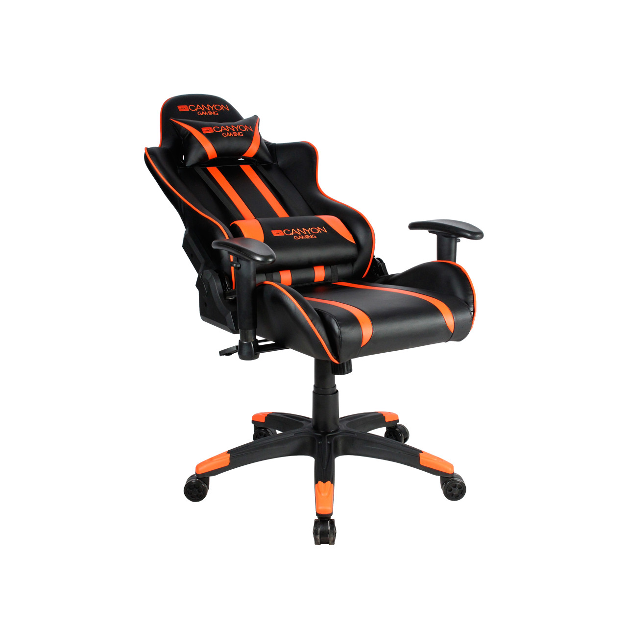 Canyon Fobos Premium Gaming Chair, Black / Orange | Falcon Computers