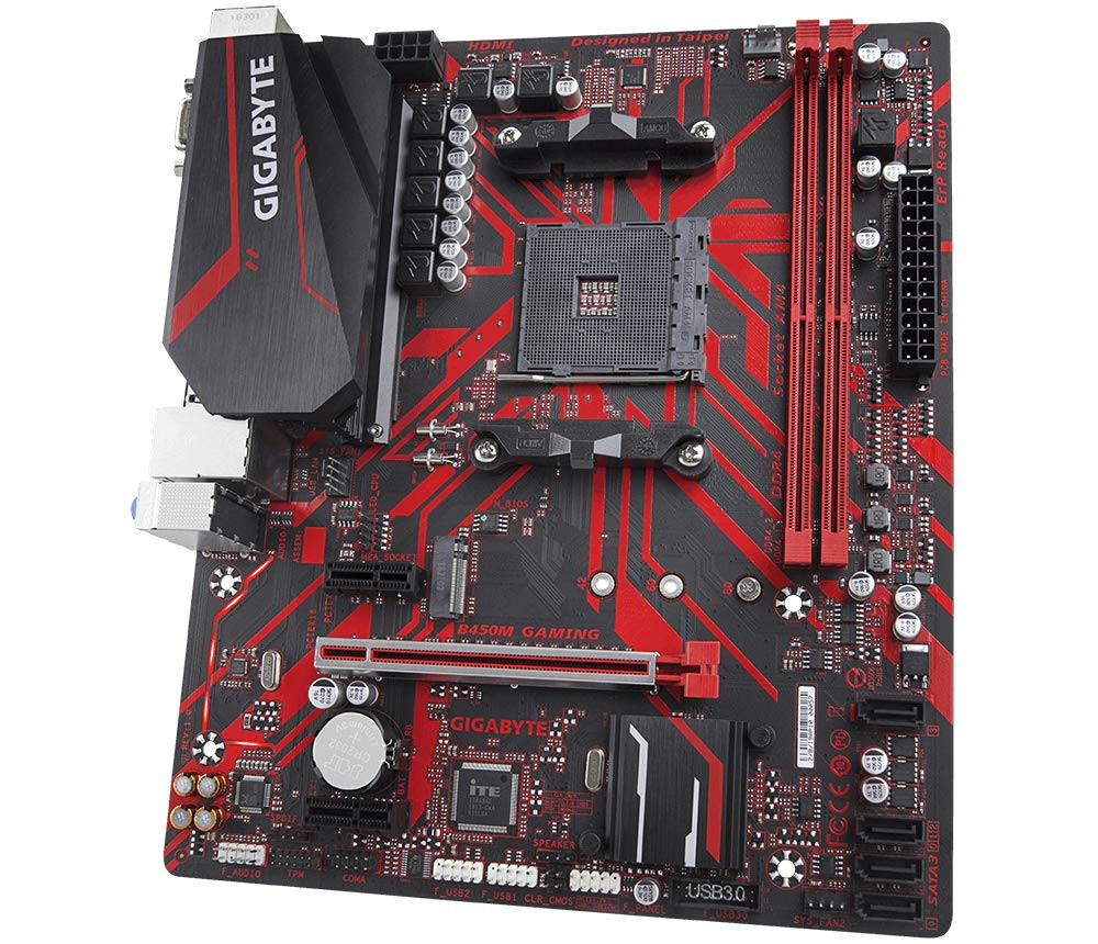 Gigabyte B450M GAMING (Socket AM4) DDR4 Micro ATX Motherboard Falcon