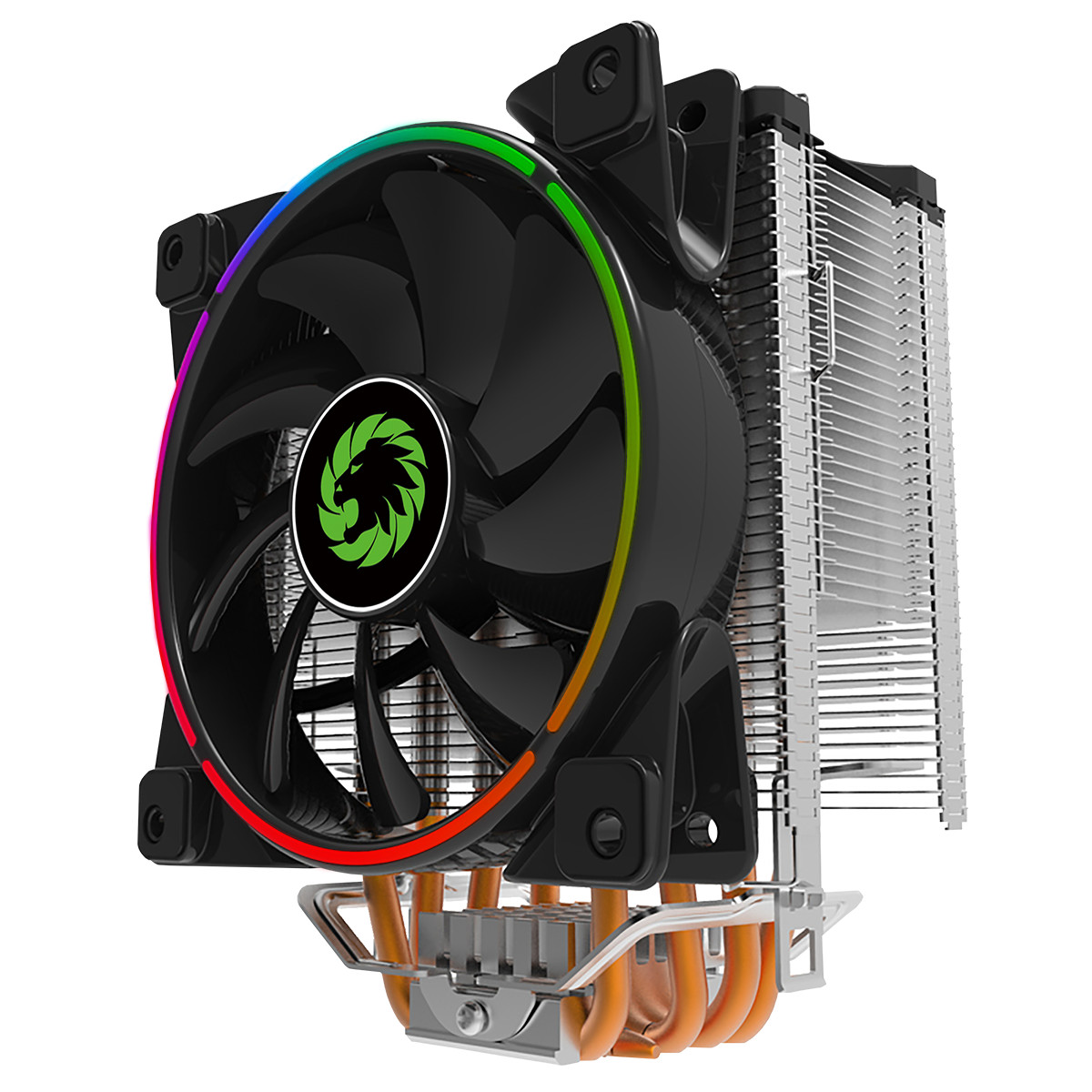 GameMax Gamma 500 Rainbow ARGB CPU Cooler Aura Sync Falcon Computers