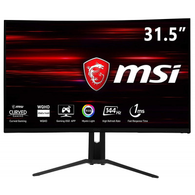 Msi Mag322cqrv 32 2560x1440 Va 144hz 1ms Curved Widescreen Gaming