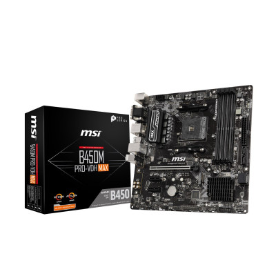 MSI B450M PRO-VDH MAX(Socket Am4) Ryzen DDR4 Micro ATX ...