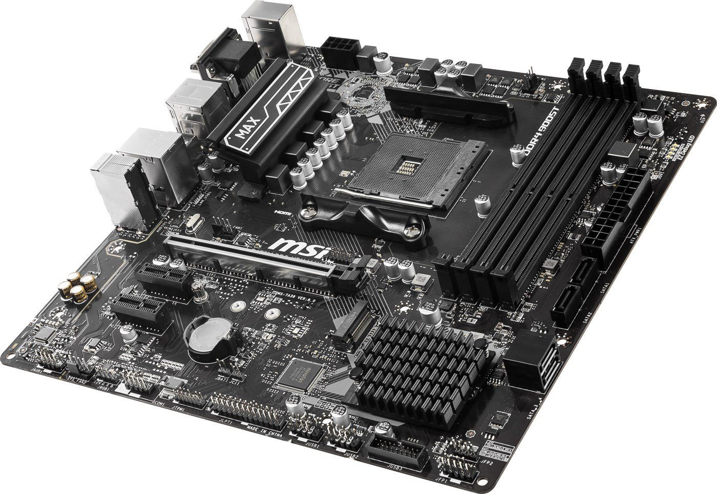 MSI B450M PRO-VDH MAX(Socket Am4) Ryzen DDR4 Micro ATX ...