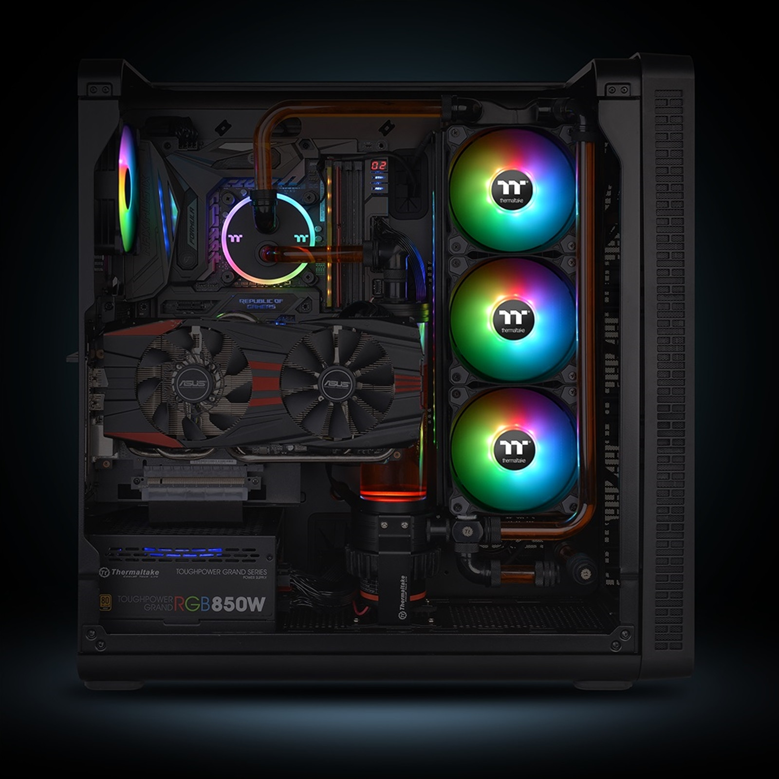 Thermaltake Pure 14 ARGB Sync Radiator Fan TT Premium Edition 3 Fan