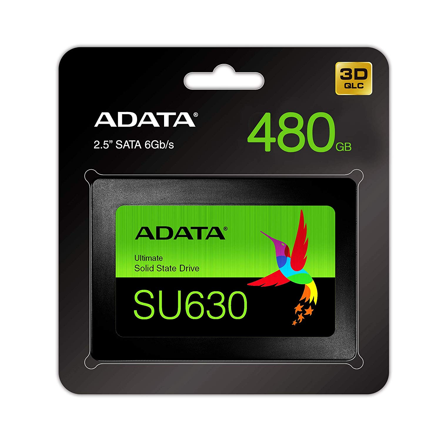 Adata ASU630SS-480GQ-R 480GB Ultimate SU630 SSD, 2.5", SATA3, 7mm , 3D ...