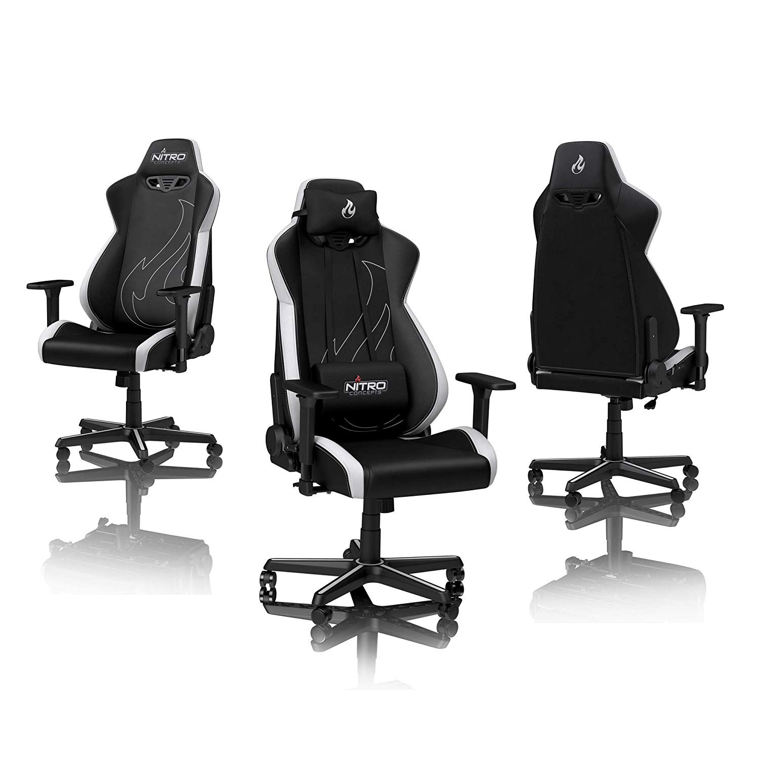 Nitro Concepts S300 EX Gaming Chair - Inferno White ...