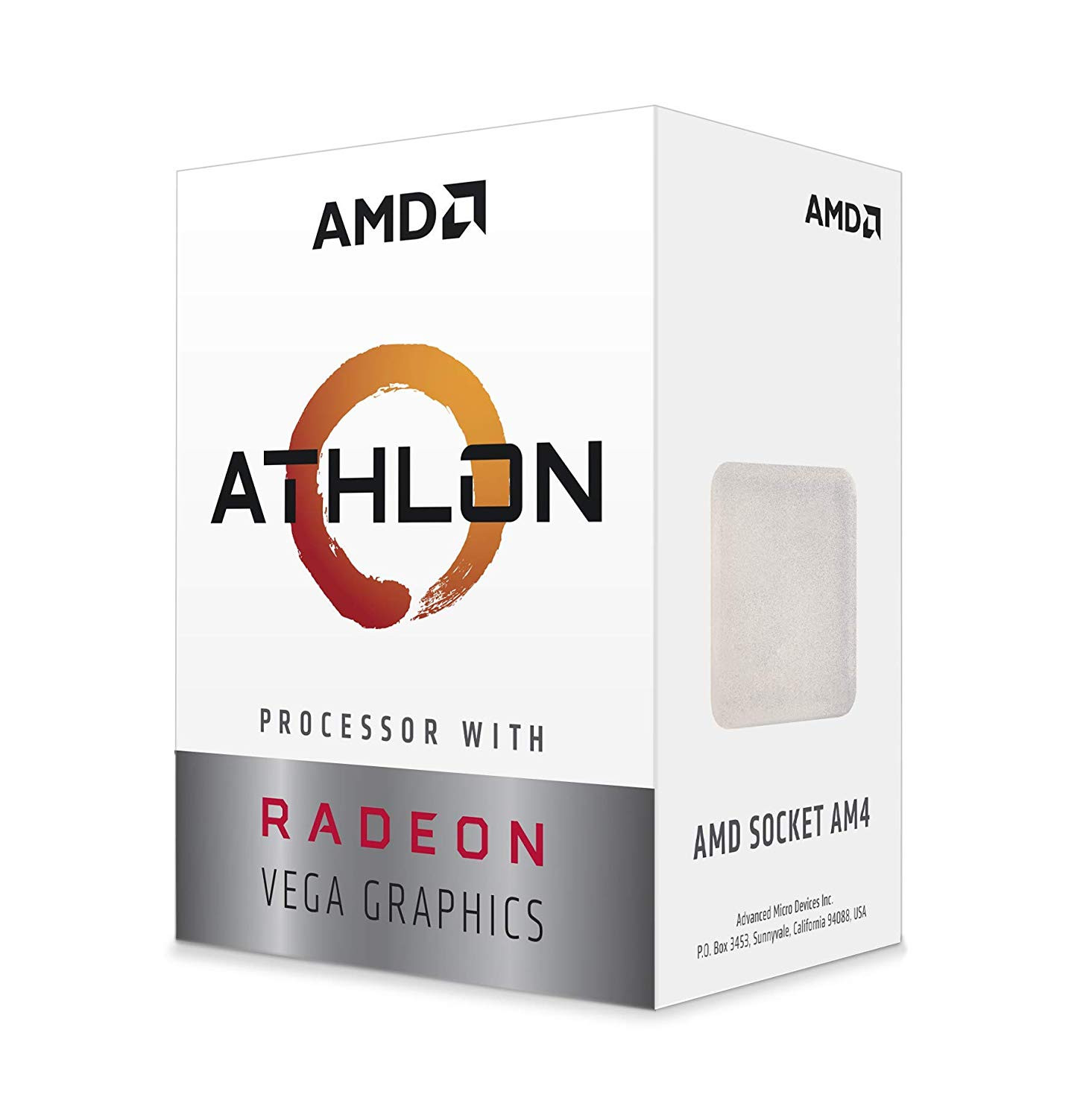 AMD Athlon 3000G Processor with Radeon Vega 3 Graphics (2C/4T, 3.5GHz ...