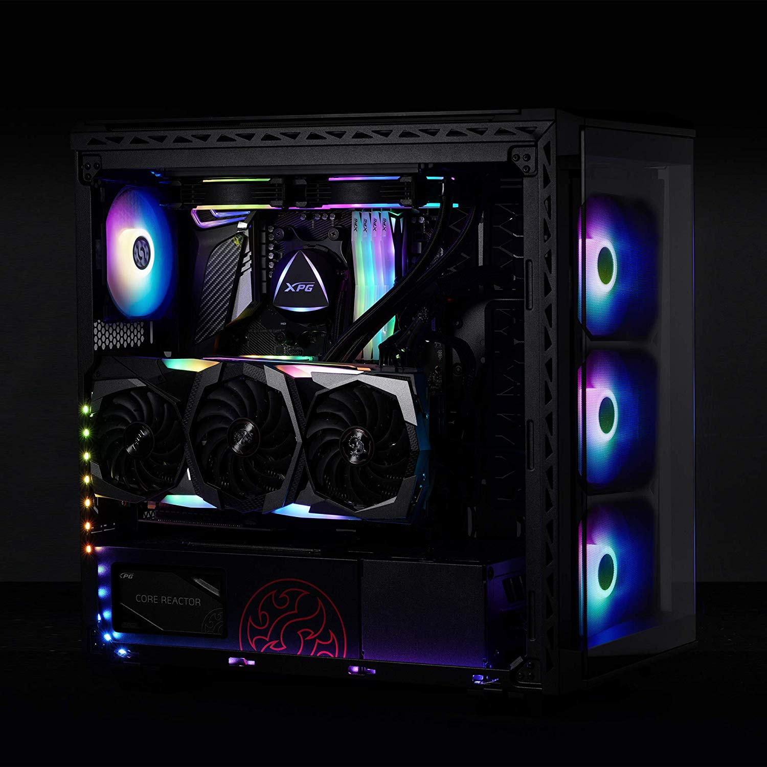 XPG XPG BATTLECRUISER Super Mid- Tower PC Chassis (Black) | Falcon ...