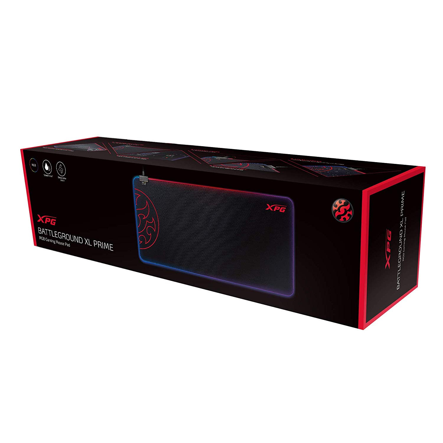 XPG BATTLEGROUNDXLPRIME Battleground XL RGB Gaming Mouse pad - XL 900mm ...