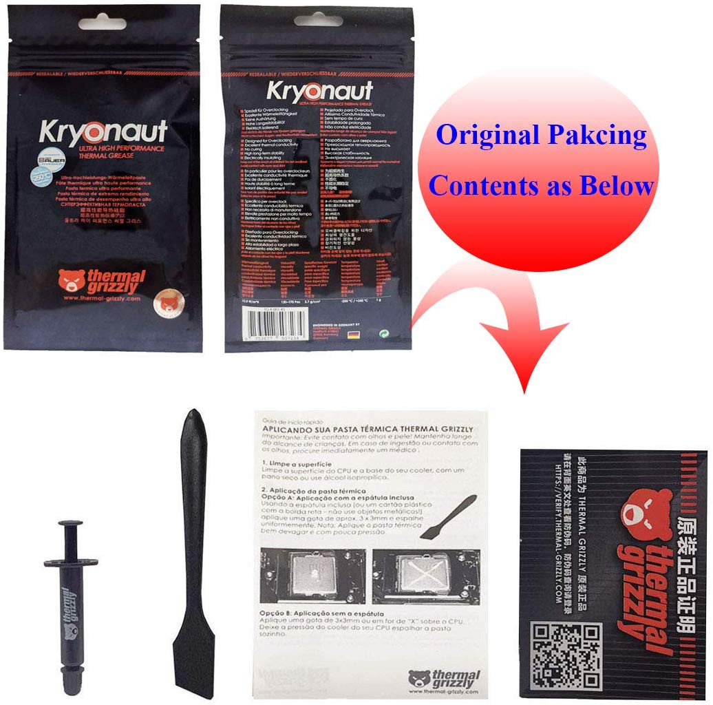 Thermal Grizzly Kryonaut High Performance Thermal Paste 1 Gramm
