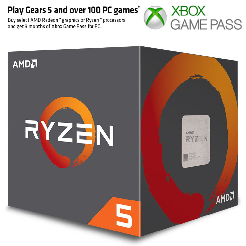 AMD YD1600BBAFBOX Ryzen 5 Six Core 1600 AF 3.2GHz -Summit Ridge Edition ...